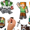 thumbnail image 4 of Adhesivos de pared RoomMates RMK5366SCS con personajes de Minecraft, 4 of 5