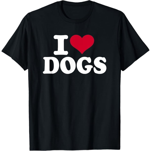 Camiseta I Love Dogs