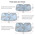 thumbnail image 5 of Universal Fit Accordion Auto Sunshade Windshield Sunshade 55'' x 27.6'' Cute Koala Pattern, 5 of 8