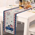 thumbnail image 5 of Bannière de Table Décorative pour le Jour de l'Indépendance, Drapeau de Table à Rayures Patriotiques, Ruban Filaire Personnalisé en Satin, 5 of 5