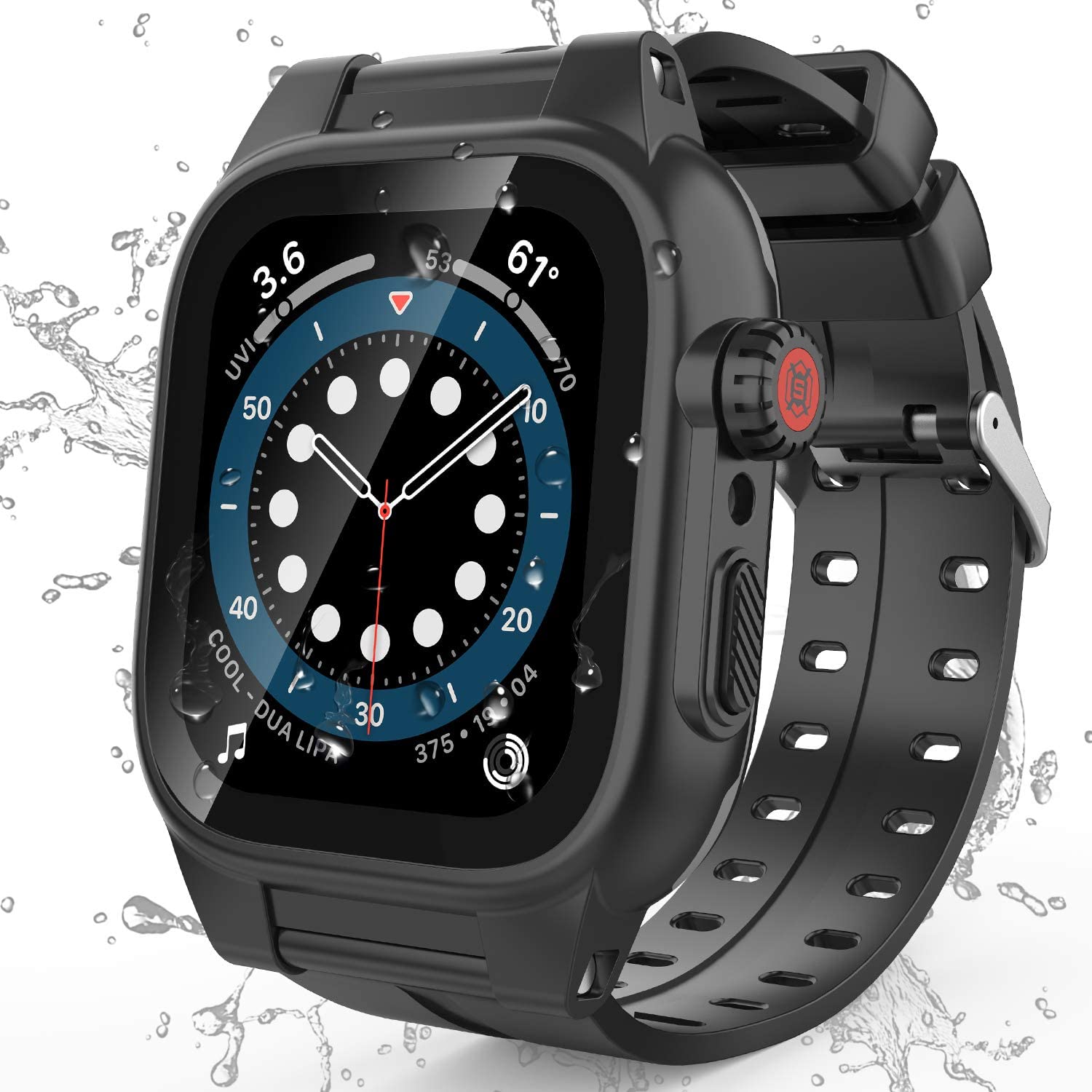 Waterproof Case for 44mm Apple Watch 