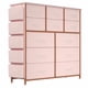thumbnail image 5 of Qinaqin 12- cm de Profundidadrawer Cloth Almacenamiento Tower para Dormitorio Chest Cajones con Bins, 5 of 7