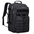 thumbnail image 1 of Mochila de viaje WITZMAN B688 negra de 45 litros para hombre con portátil de 17 pulgadas, 1 of 8