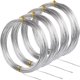 thumbnail image 1 of Alambre de aluminio Alambre de aluminio plateado de 131,2 pies Alambre de armadura de metal para manualidades de 1,5 mm Alambre de metal flexible para abalorios (16,4 por rollo, 8 rollos), 1 of 5