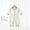 White A, variant on Toddler Girls Boys Summer Romper Print 3 Quarter Sleeve Lyocell Long Leg Sleep Jumpsuit Sizes 2-14M