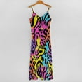 thumbnail image 5 of Vibrant Colorful Animal Print Sleeveless Dress Dresses Women Summer Women's Summer Clothing, 5 of 9