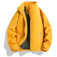 thumbnail image 4 of Men's Lightweight Jackets Cameland Men's Spring Coat Thin Outdoor Mountaineering Riding Windproof Work Coat Yellow XL, 4 of 7