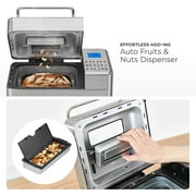 Cuckoo Artisan Pro Bread Maker – Stainless Steel, 17 Menu Options, Auto Fruit & Nut Dispenser, 3 Crust Levels (CBM-AAB101S)
