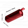 thumbnail image 2 of Xiaomi Portable Travel Bluetooth 5.4 Speaker, IP67 Waterproof Wireless Home Outdoor Speakers with 30W Loud Sound, Built-in Mic Dual Pairing, Red, 2 of 8