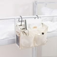thumbnail image 5 of Wall Hanging Organizer Bag with Sticky Hook,Over The Door Closet Hanging Storage for Pocket,Organizer Box Containers for Bedroom Bathroom Dormitory, 5 of 7