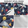 thumbnail image 4 of Space Theme Cartoon Planet Rocket Boys Swim Trunks Quick Dry Boy Swim Shorts for 3-14 Years, 4 of 8
