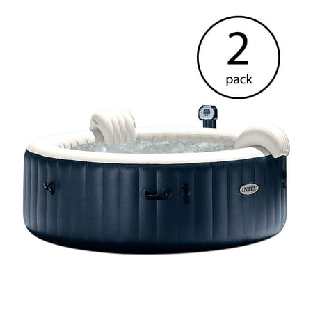 Intex Pure Spa 6 Person Inflatable Outdoor Bubble Jets Hot Tub 28409E (2