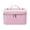 A, variant on Multiple Functional Travel Cosmetic Bag PU Leather Face Removable Divider Planner Thin 20.5x14x11.5cm Gift for Women