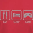 thumbnail image 3 of CafePress - Eat Sleep Game Dark T Shirt - Men's Classic Graphic Cotton T-Shirt, 3 of 4