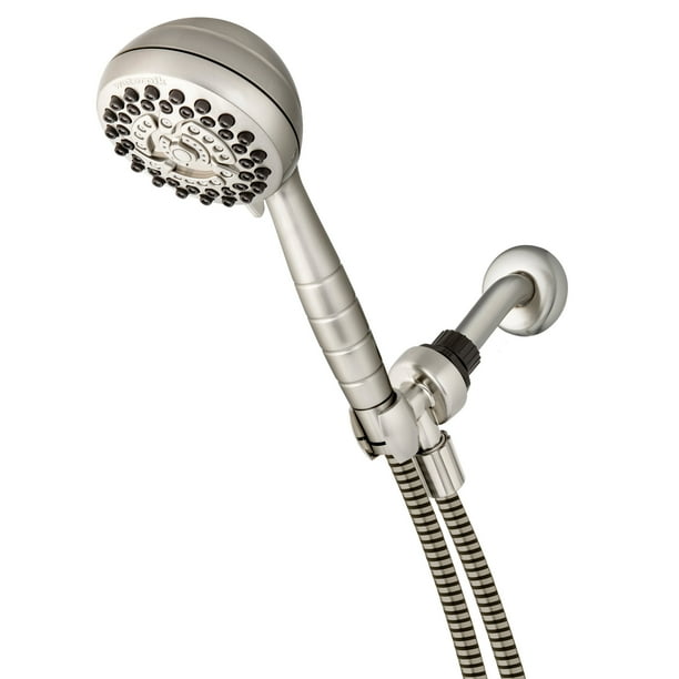Waterpik 7Mode Powerpulse Massage Hand held Shower head, Brushed