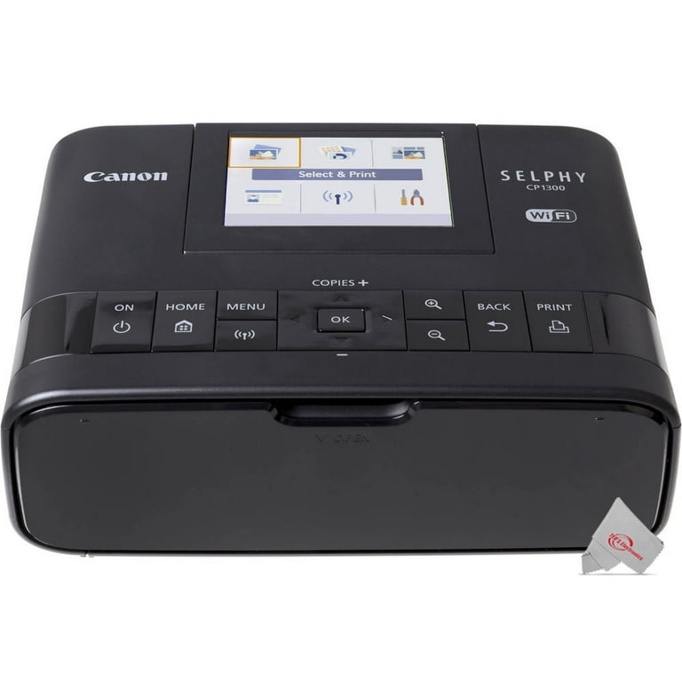 Canon Selphy CP1300 Compact Portable Photo Printer Black