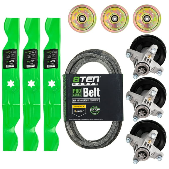 8TEN Blade Spindle Belt Idler Kit for MTD Troy Bilt 50 inch Mustang XP MK1005681