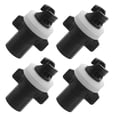 thumbnail image 1 of SOPOTUTU 4Pcs Sup Pump Adapter for Kayak Air Valve Quick Inflation and Deflation Black Plastic, 1 of 8