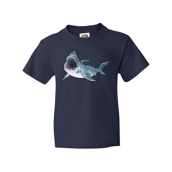 Inktastic Great White Shark Youth T-Shirt