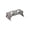 Gray, variant on Elevated Ceramic Slow Feeder Bowls for Cats Small Medium Dogs Raised Food Water Bowl Set Foldable Pet Feeder with Stainless Steel 1/2/3 Bowl Options Neck Relief