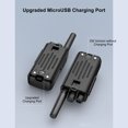 thumbnail image 2 of docooler T1 Walkie Talkie 16 canales transceptor FM de mano, 2 of 8