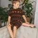 thumbnail image 4 of Balery Vintage Pumpkin Pattern Conjunto de Pijama Infantil de Manga Corta con Estampado – Ropa de Dormir de Algodón Suave-X-Large, 4 of 6