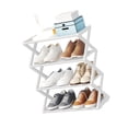thumbnail image 4 of Estante de Zapatos Plegable de 4 Niveles, Que Ahorra Espacio Organizador de Almacenamiento de Zapatos de Pie Estante de Zapatos Organizador de Zapatos para Armario Pasillo, 4 of 7