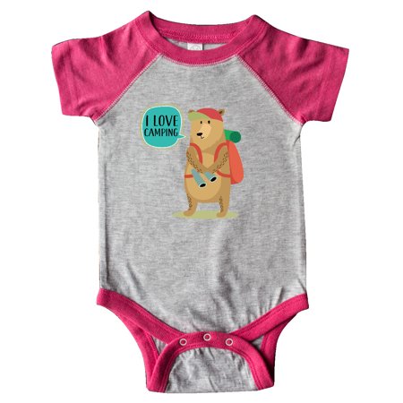 

Inktastic I Love Camping Summer Camp Gift Baby Boy or Baby Girl Bodysuit