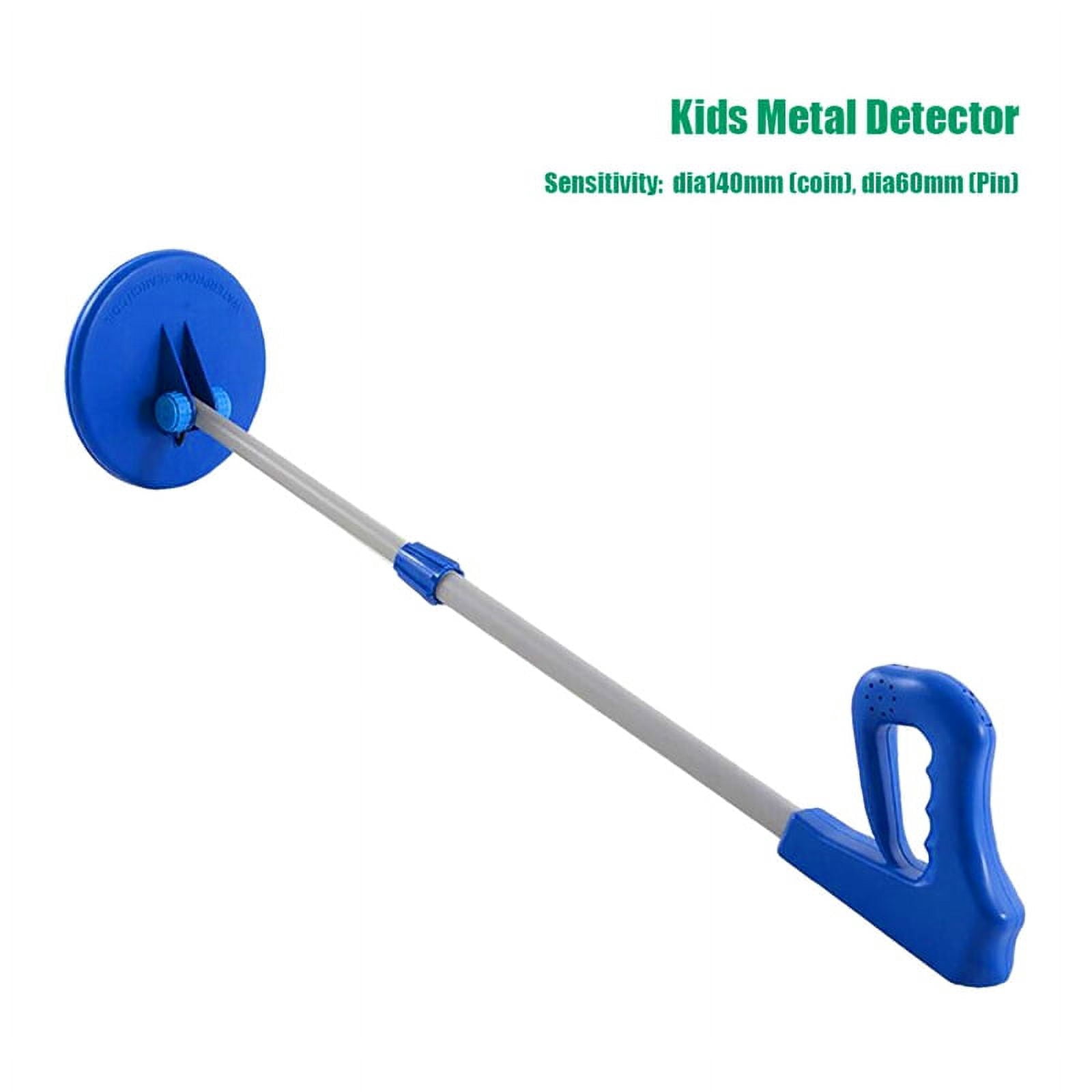Metal Detector for Children, Underground Metal Detector, Blue Humanized Design Solid Durability for Outdoor