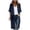 Z2-Navy-beachwear swimwear for women, variant on Kimonos for Women Swimsuit Coverup Beach Casual Loose Cardigans for Swimwear 3/4 Sleeve Open Front Long Kimono Cardigans