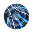 thumbnail image 2 of LOVIVER Inflatable Snow Tube Children Inflatable Snow Sled for Games New Year Skiing Blue Black, 2 of 8