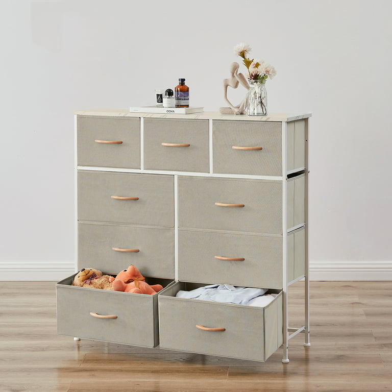 Dropship Dresser Storage Organizer, 5 Drawer Dresser Tower Unit For Bedroom  Hallway Entryway Closets, Small Dresser Clothes Storage With Wide Sturdy  Steel Frame Wood Top RT to Sell Online at a Lower