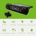 thumbnail image 3 of Kieccall Solar-Powered Tire Pressure Monitoring System (TPMS) - External Sensor With Dual Pressure/Temperature Monitoring, Built-In Battery, Wiring-Free For Cars/Trucks Safety, 3 of 8