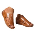 thumbnail image 3 of DAFEI Summer Leisure and Comfortable Wedge Heel Thick Bottom Hollow Open Toe Breathable Sandals Slippers, 3 of 8