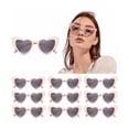 thumbnail image 1 of Gafas De Sol Corazón Accesorios Moda Lentes rosas/negro 10pz, 1 of 3