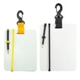 thumbnail image 3 of Scuba Diving Undersea Written Slate Diving Wordpad Speed Board With Clip Swivel Pencil, 3 of 4