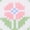 Pink, variant on INSPIRE CHIC Women's Floral Printed Cotton Blended Scarves, Small Square Flowers Gauze Headscarf Neckerchief 21.7x21.7" Purple