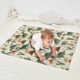 thumbnail image 2 of Beige Dinosaurs Volcanoes Pattern Blanket,Comfortable Soft Flannel Throw Blanket,All Season,Warm Lightweight Blankets for Sofa Bed Couch Living Room Chair,30"x40", 2 of 4