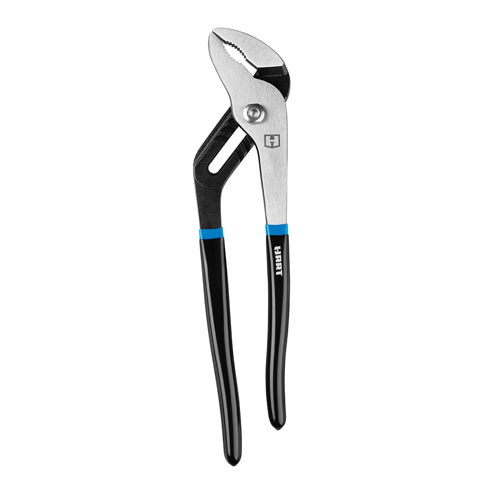 HART 12-inch Groove Joint Pliers, Hardened Teeth, Comfort Grip