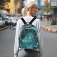 thumbnail image 7 of FORMRS Mini Backpack Purse for Women Travel Daypack Casual Shoulder Bag, Magical Forest, 7 of 7