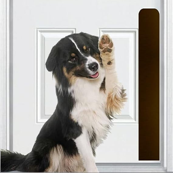 Deck the Door Decor Dog Scratch Door Protection Plate Anodized