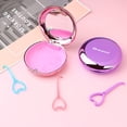 thumbnail image 2 of Solid Orthodontic Retainer Case Aligner and Retainer Case with Special Magnetic Closure 1 Pcs Retainer Case +1 Pcs Aligner Remover Hook +1Pcs Brush (Purple), 2 of 8