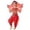 c-478Red212, variant on Child Girls Belly Dance Outfit Sets Ethnic Dance Performance Dress Stage Kids Dance Dress Ethnic Dance Outfit Sets, Dance Performance Wear Comfort Short Sleeve Clothes Sets