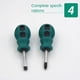 thumbnail image 1 of Destornillador Pequeño con Punta de Zanahoria, Minidestornillador de Doble Propósito, Destornillador Plano Corto de Media Pulgada, 1 of 5