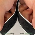 thumbnail image 3 of 1Meter Magic Sticker Tape Self Adhesive Extra Strong Double Sided Adhesive with Sticker Pad Fluffy Hook and Loop Fastener 20-50m white 25mm 1Meter, 3 of 6