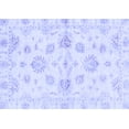 thumbnail image 1 of Ahgly Company Machine Washable Indoor Rectangle Oriental Blue Traditional Area Rugs, 5' x 7', 1 of 4