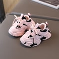 thumbnail image 4 of Breathable Mesh Dad Shoes, Boys Girls Casual Running Shoes, Toddler Girl Slip On Shoes Toddler Running Shoes Athletic Shoes Lightweight Breathable Tennis Sports Sneakers, Pink US-11C/EU-27, 4 of 9
