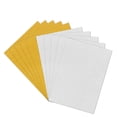 thumbnail image 1 of 10pcs A4 Sheets Glitter Cardstock Making Diy Material Sparkling Craftwork Scrapbooking (Gold & Silver), 1 of 7