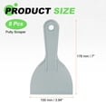 thumbnail image 2 of Uxcell 4pcs Putty Scraper 1.5" Plastic Flexible Tool for Pasting Plaster Repairing Walls, 2 of 7