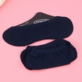 thumbnail image 6 of KONTONTY 5 Pairs Men Cotton Low Cut No Show Socks Breathable Anti-slip Invisible Socks (Navy), 6 of 8